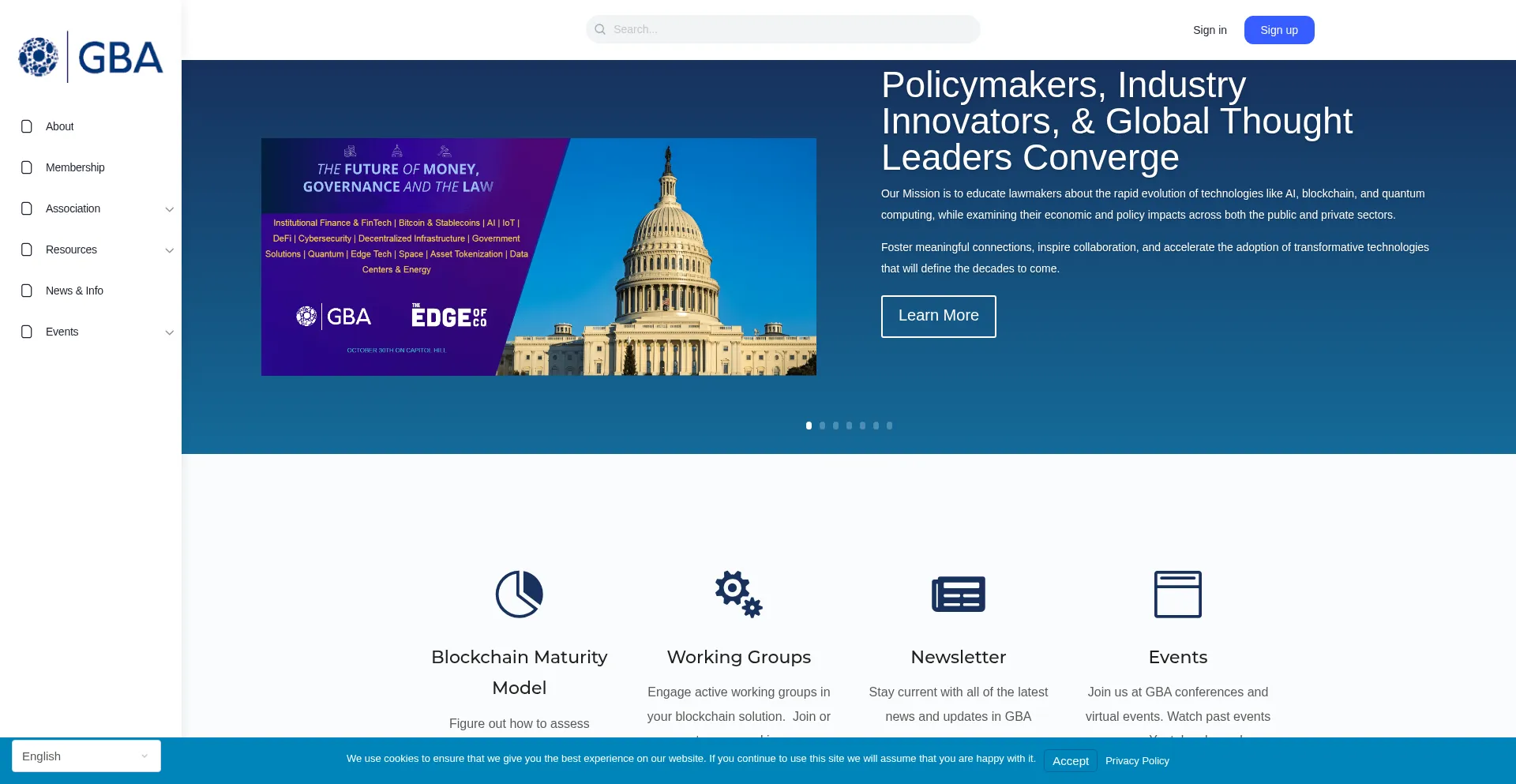 Gbaglobal.org Screenshot