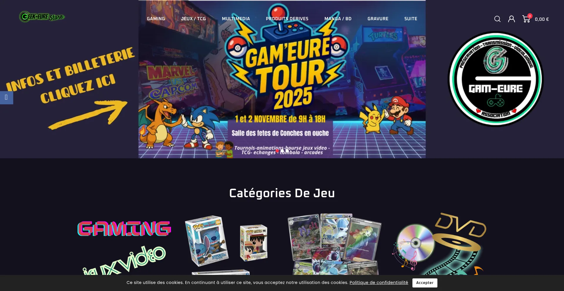 Geek-eure.fr Screenshot