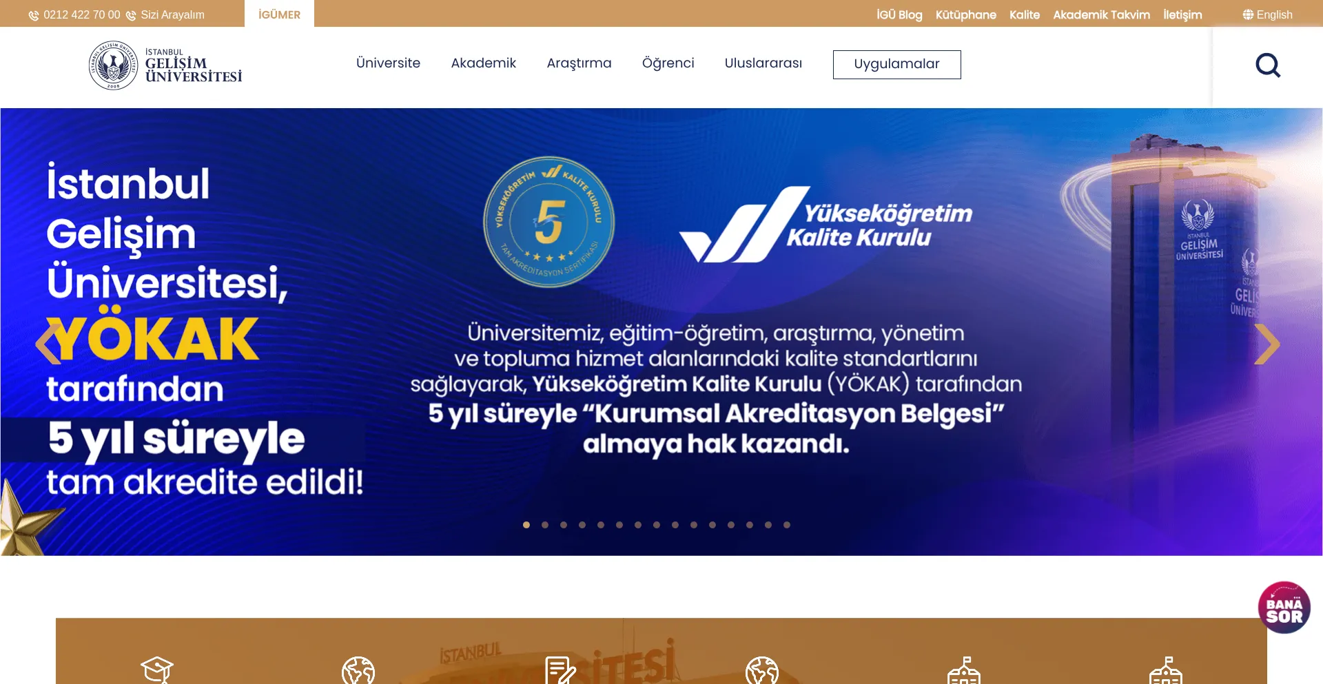 Gelisim.edu.tr Screenshot