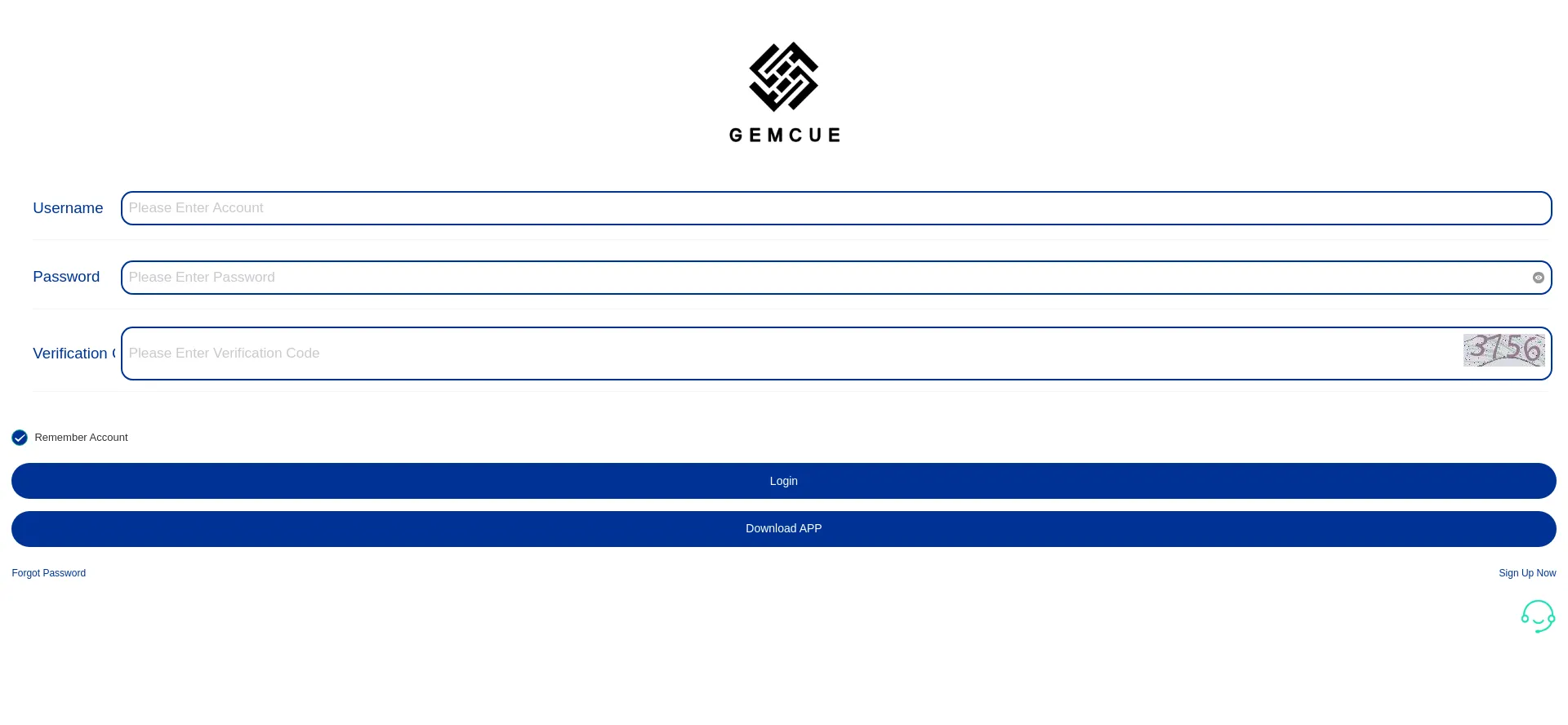 Website screenshot of Gemcue.org