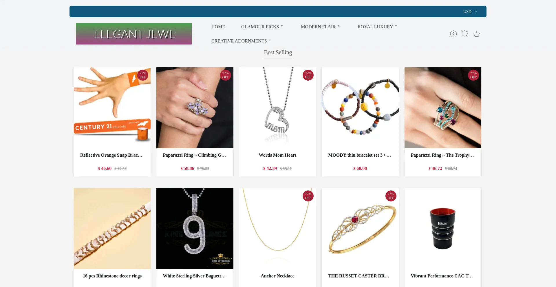 Website screenshot of Gemnesta.shop