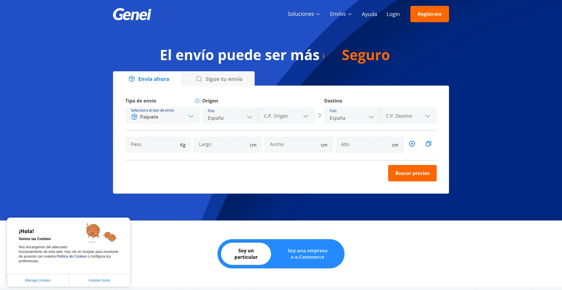 Genei.es Screenshot