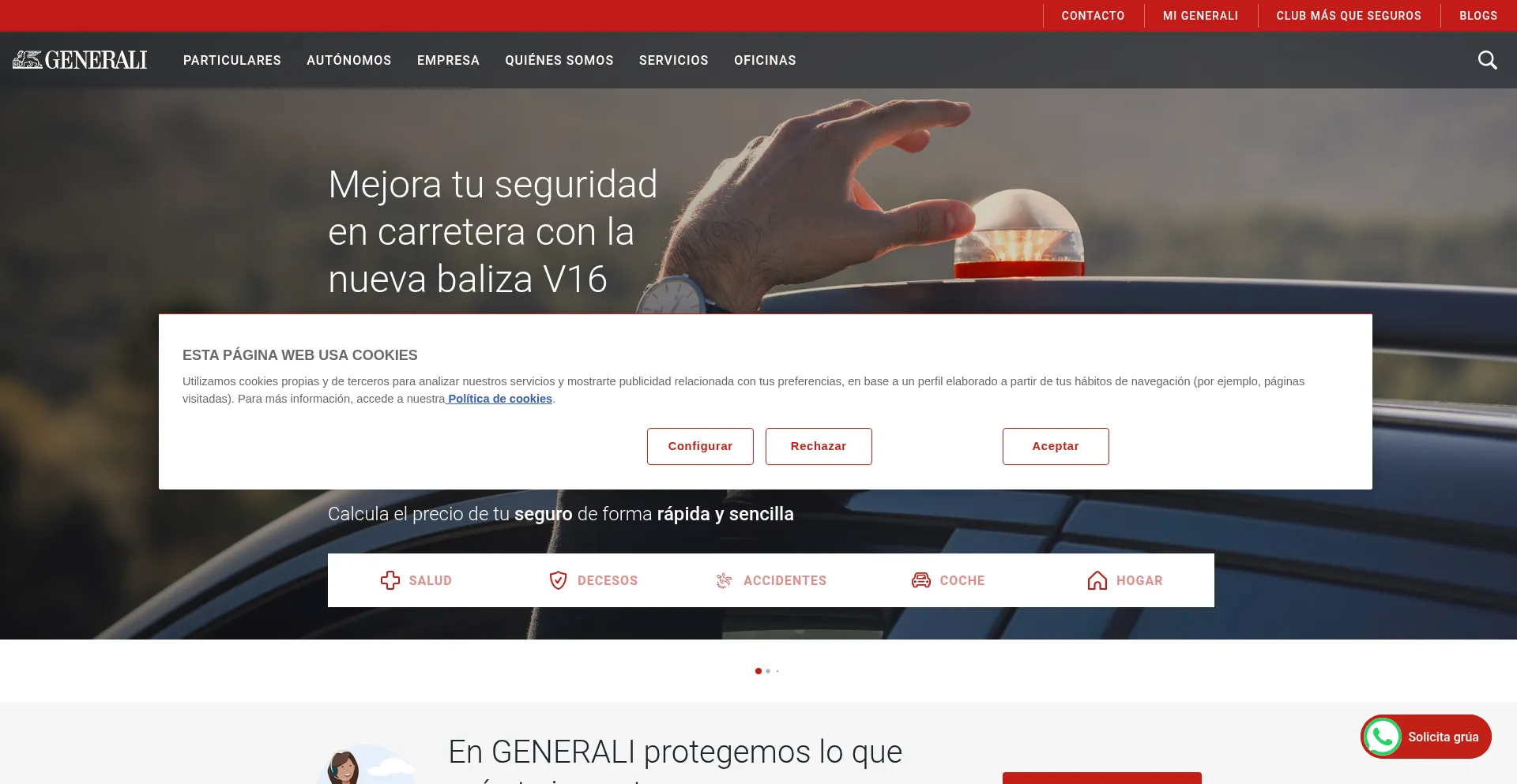 Generali.es Screenshot