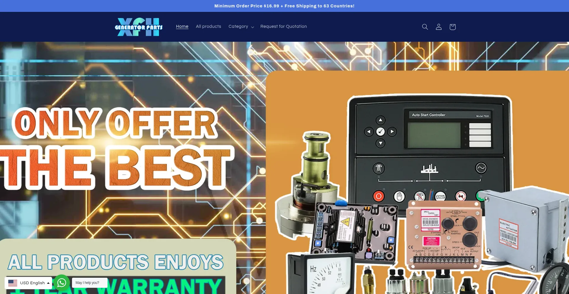 Genpartstec.com Screenshot