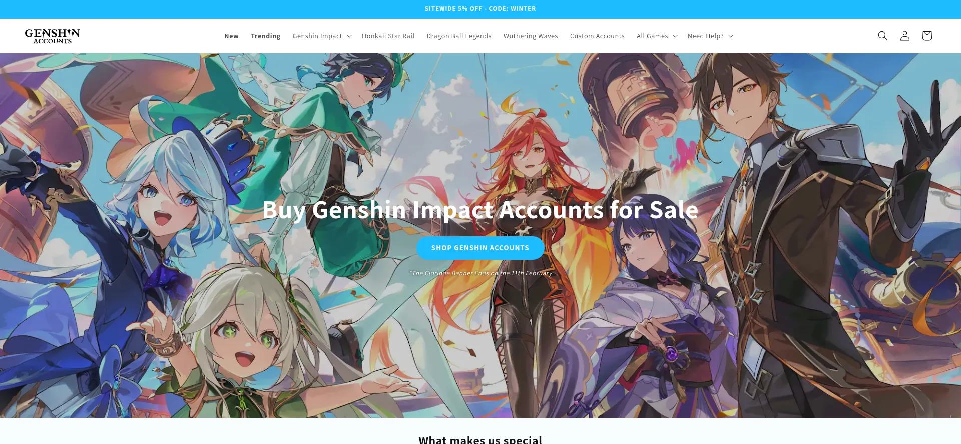 Genshinaccountsbay.com