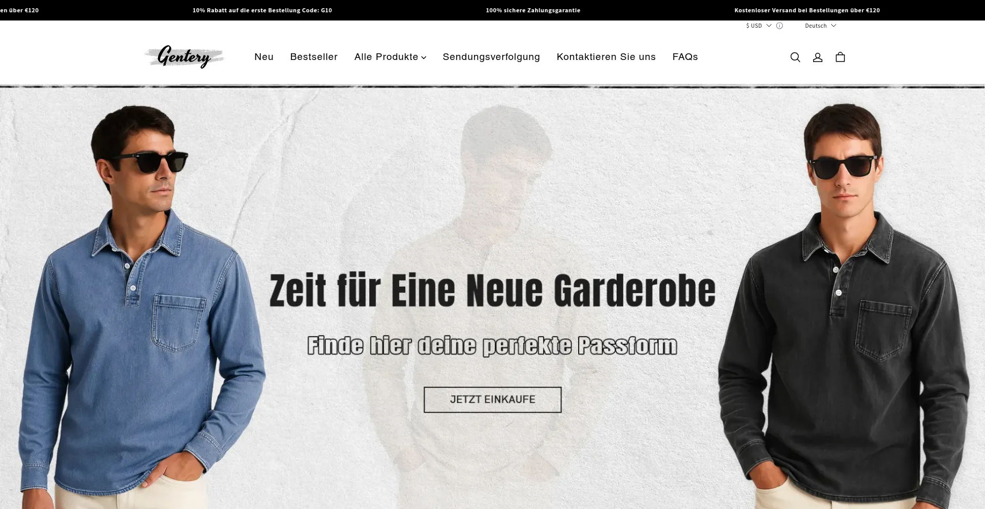 Gentery.com Screenshot