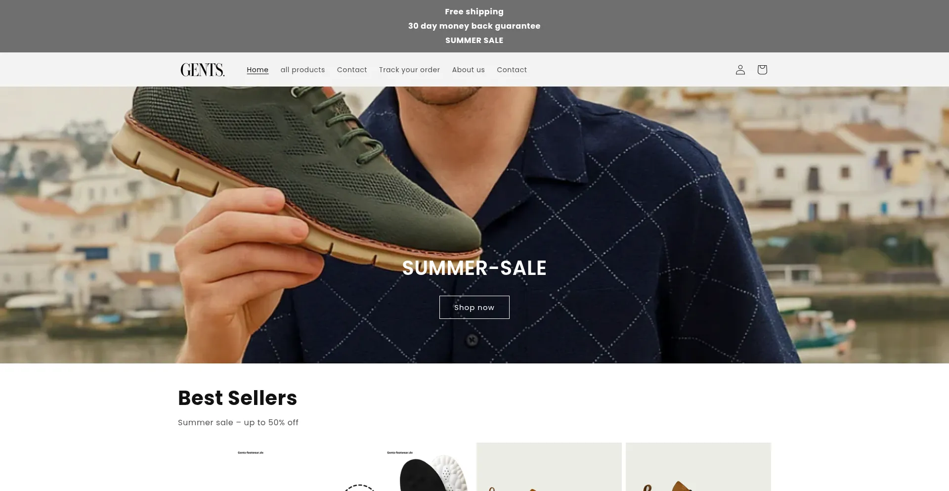 Gents-footwear.com Screenshot