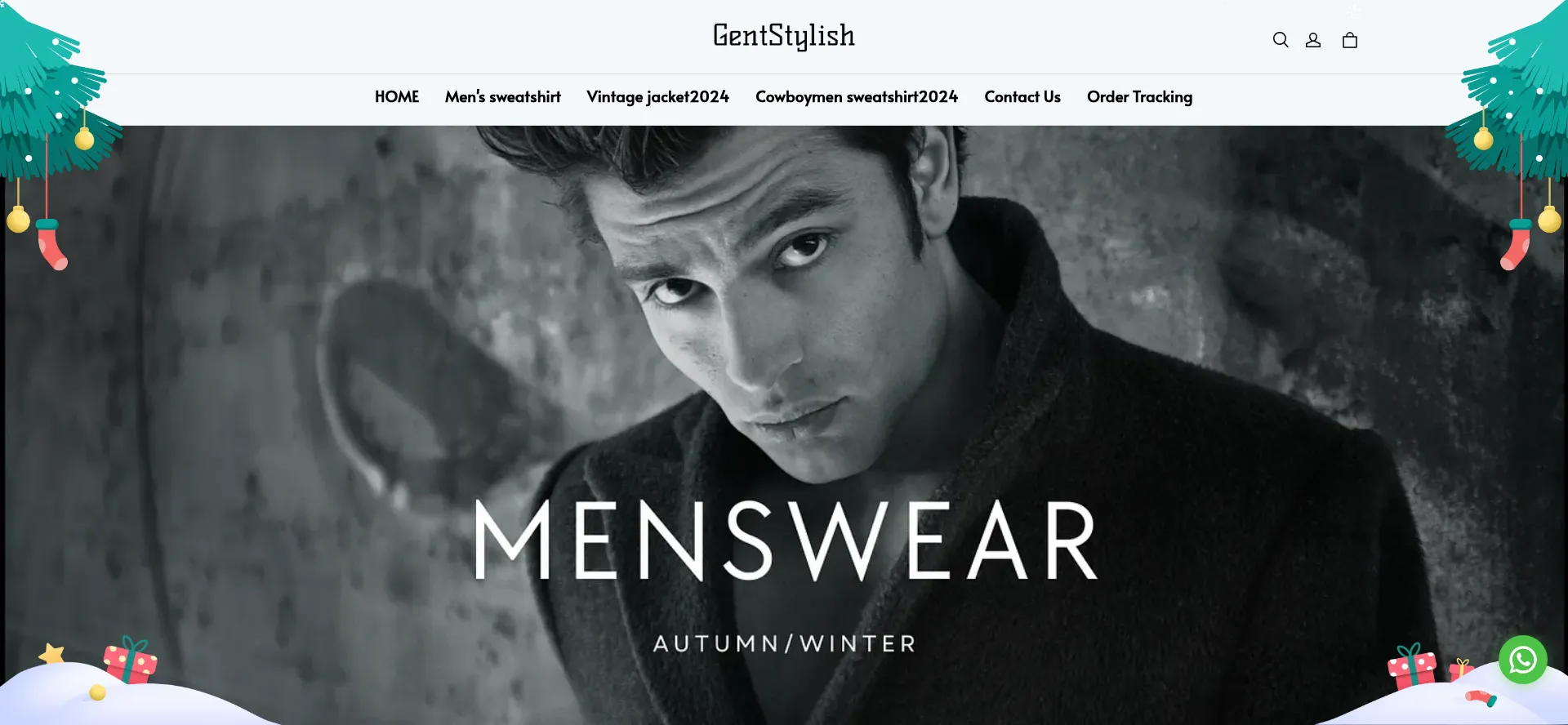 Website screenshot of Gentstylish.store