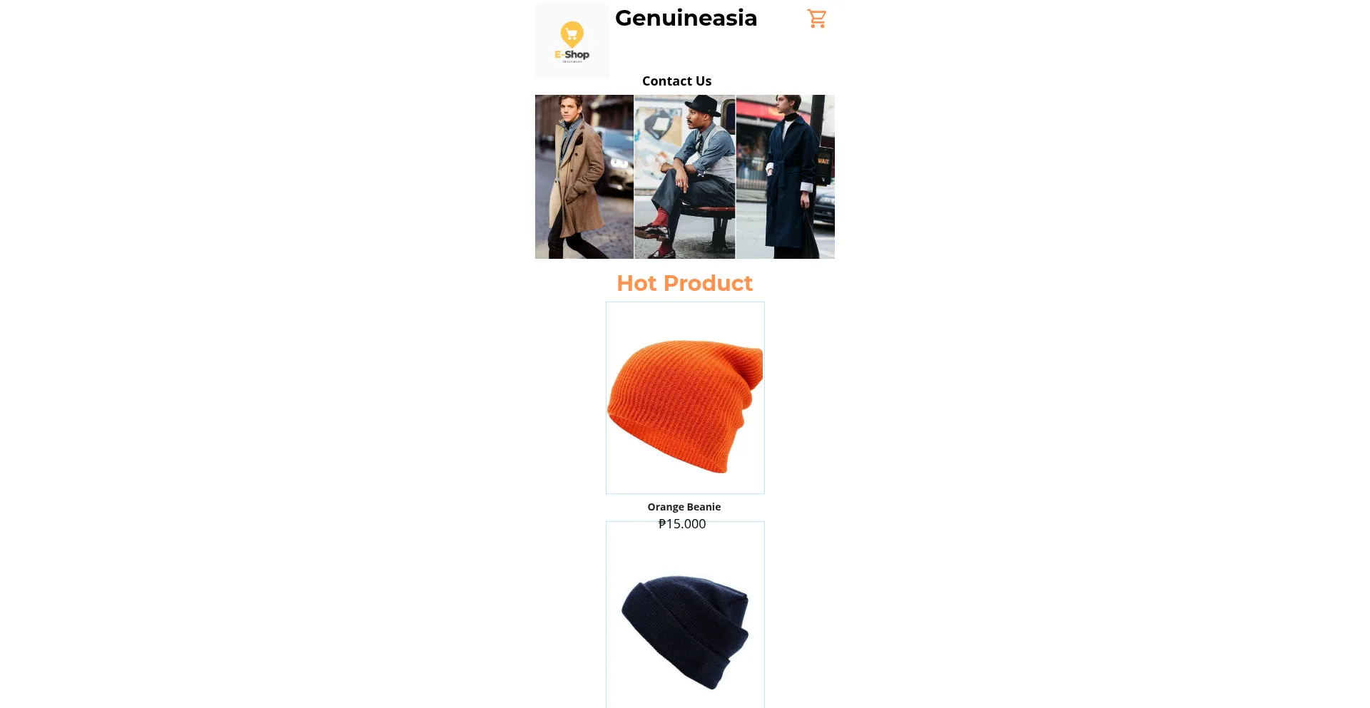 Website screenshot of Genuineasia.site