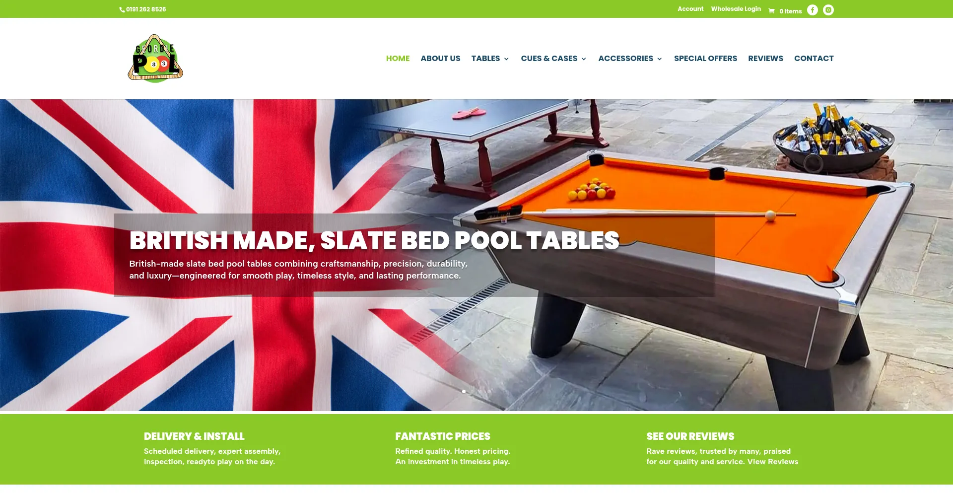 Geordiepool.co.uk Screenshot
