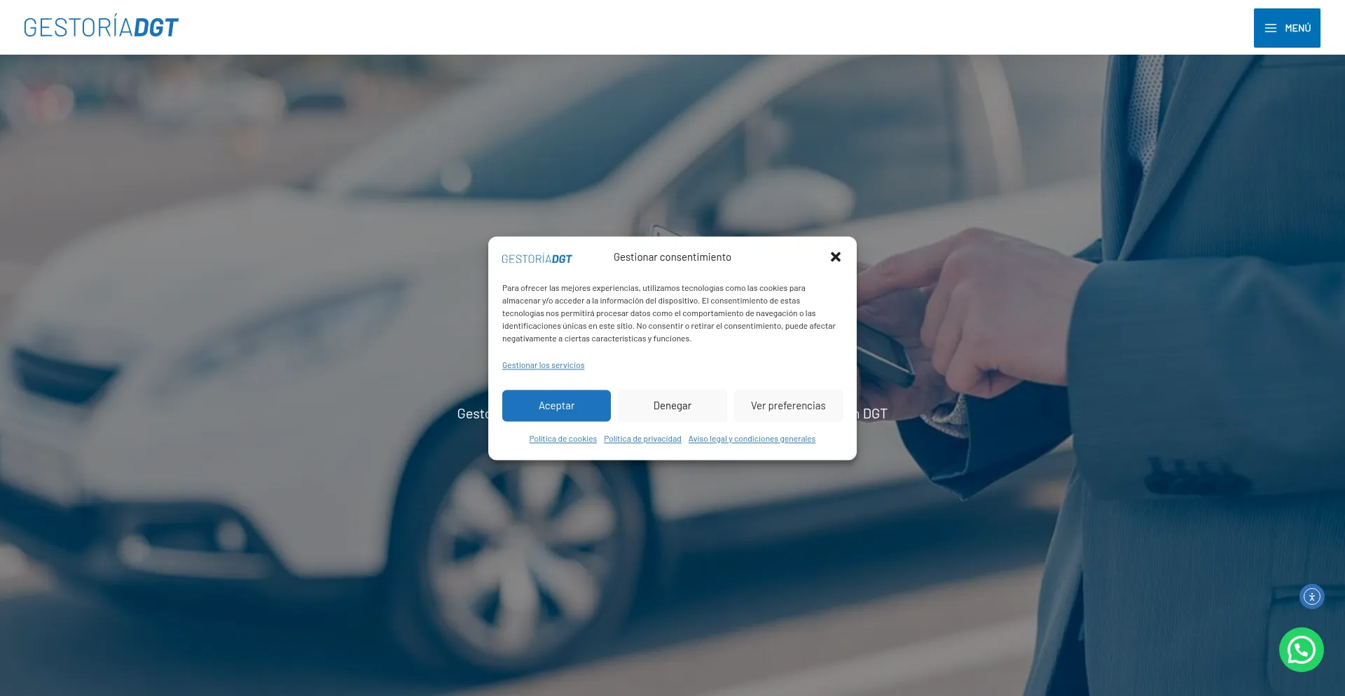 Gestoriadgt.es Screenshot