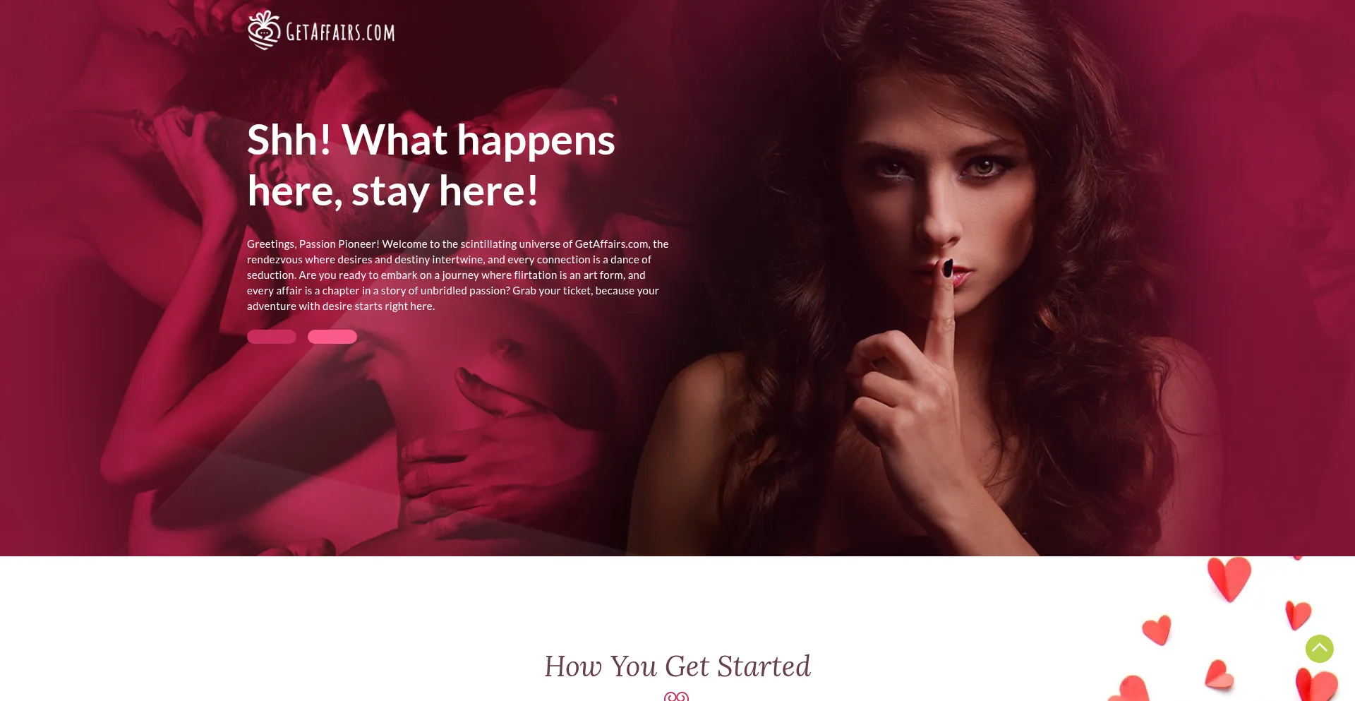 Getaffairs.com Screenshot