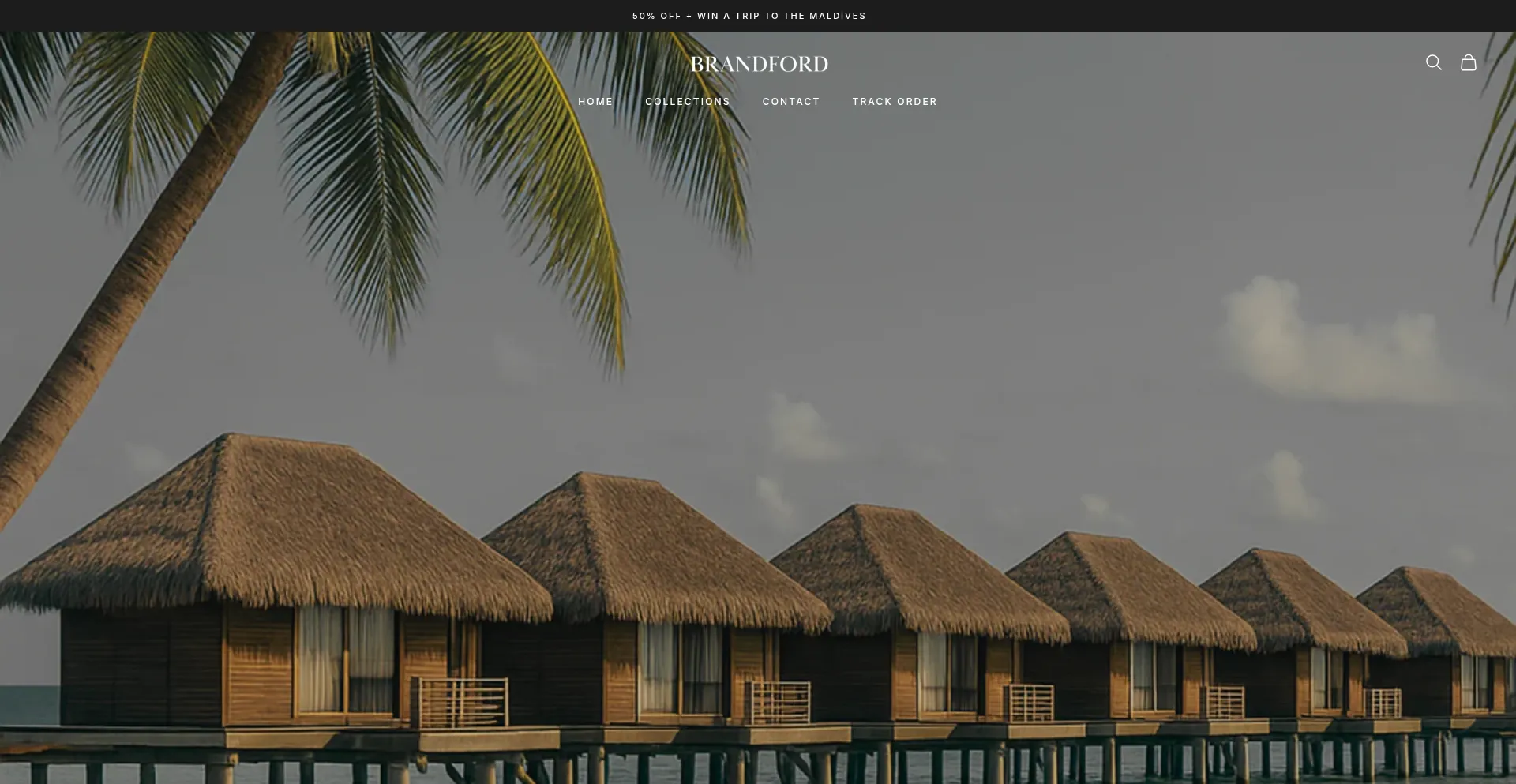 Website screenshot of Getbrandford.com