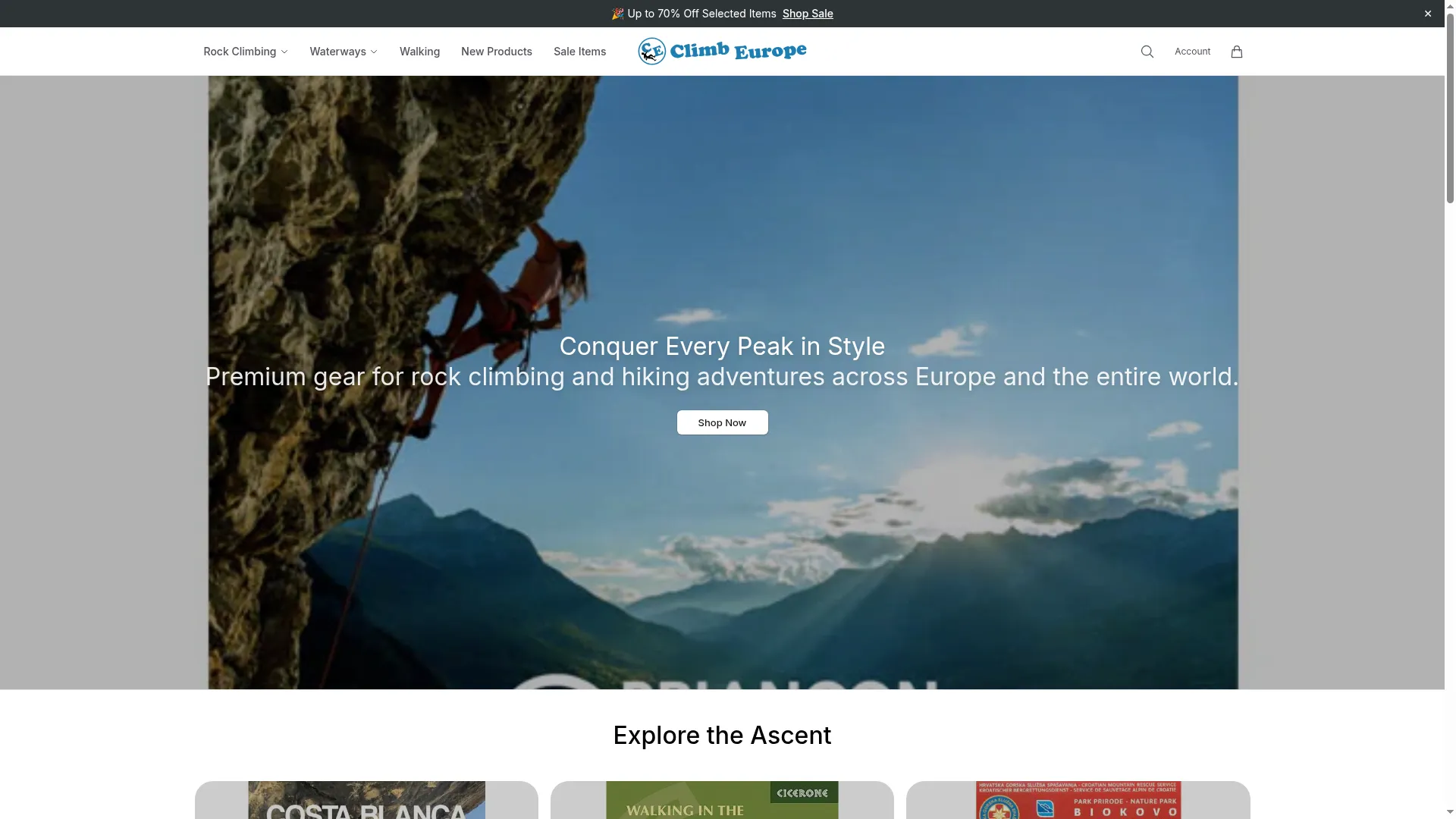 Getclimbeurope.shop