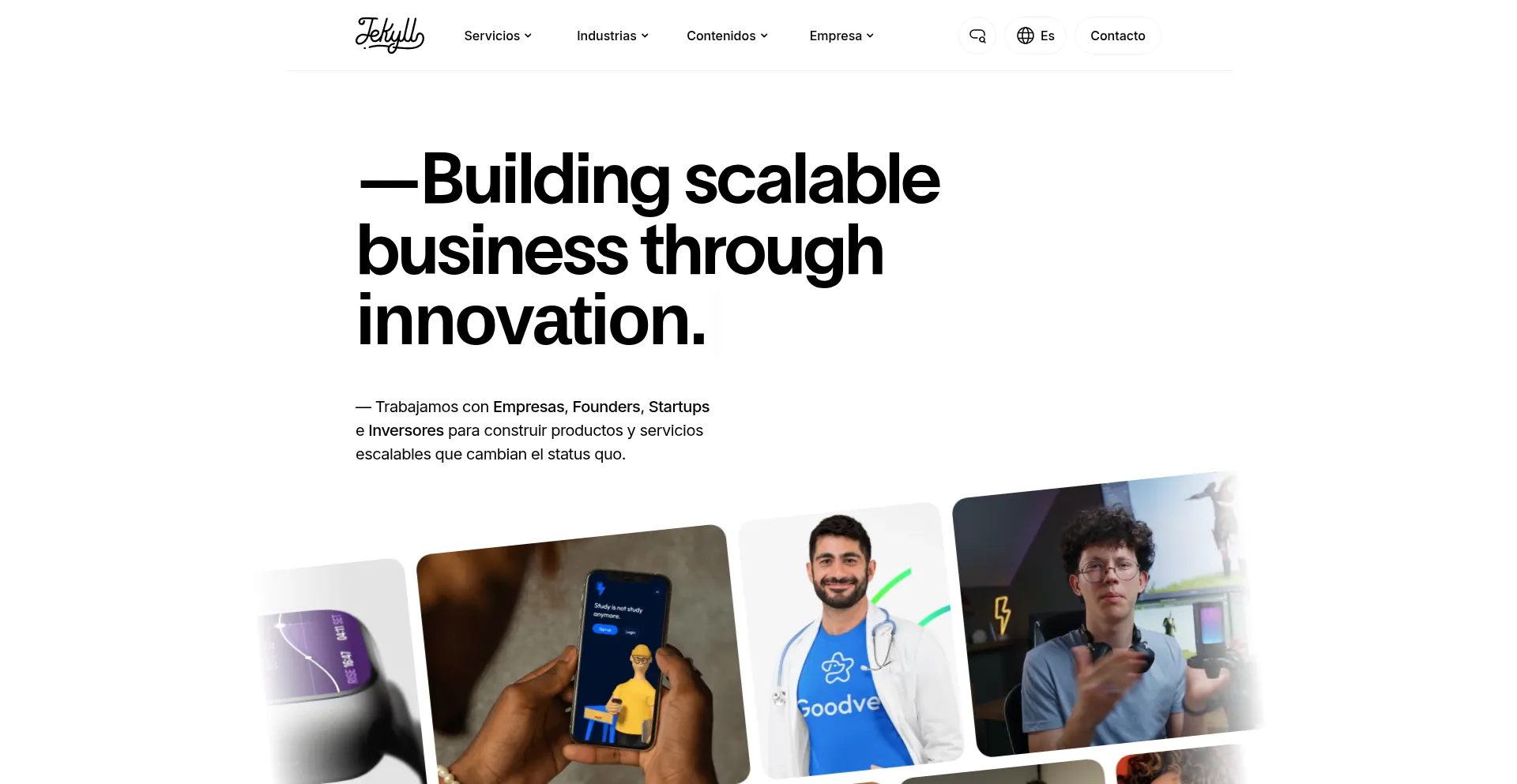 Website screenshot of Getjekyll.com