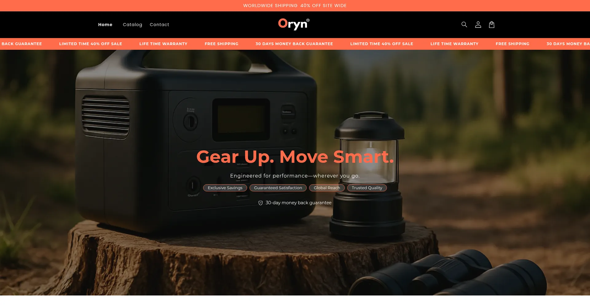 Getoryn.store Screenshot