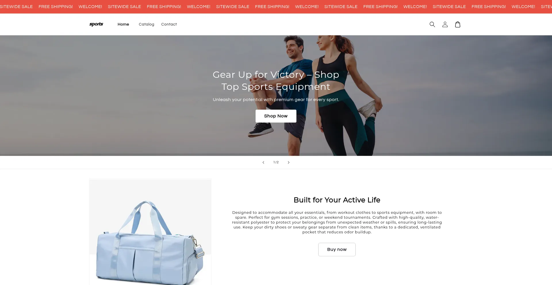 Website screenshot of Getyourfiton.store