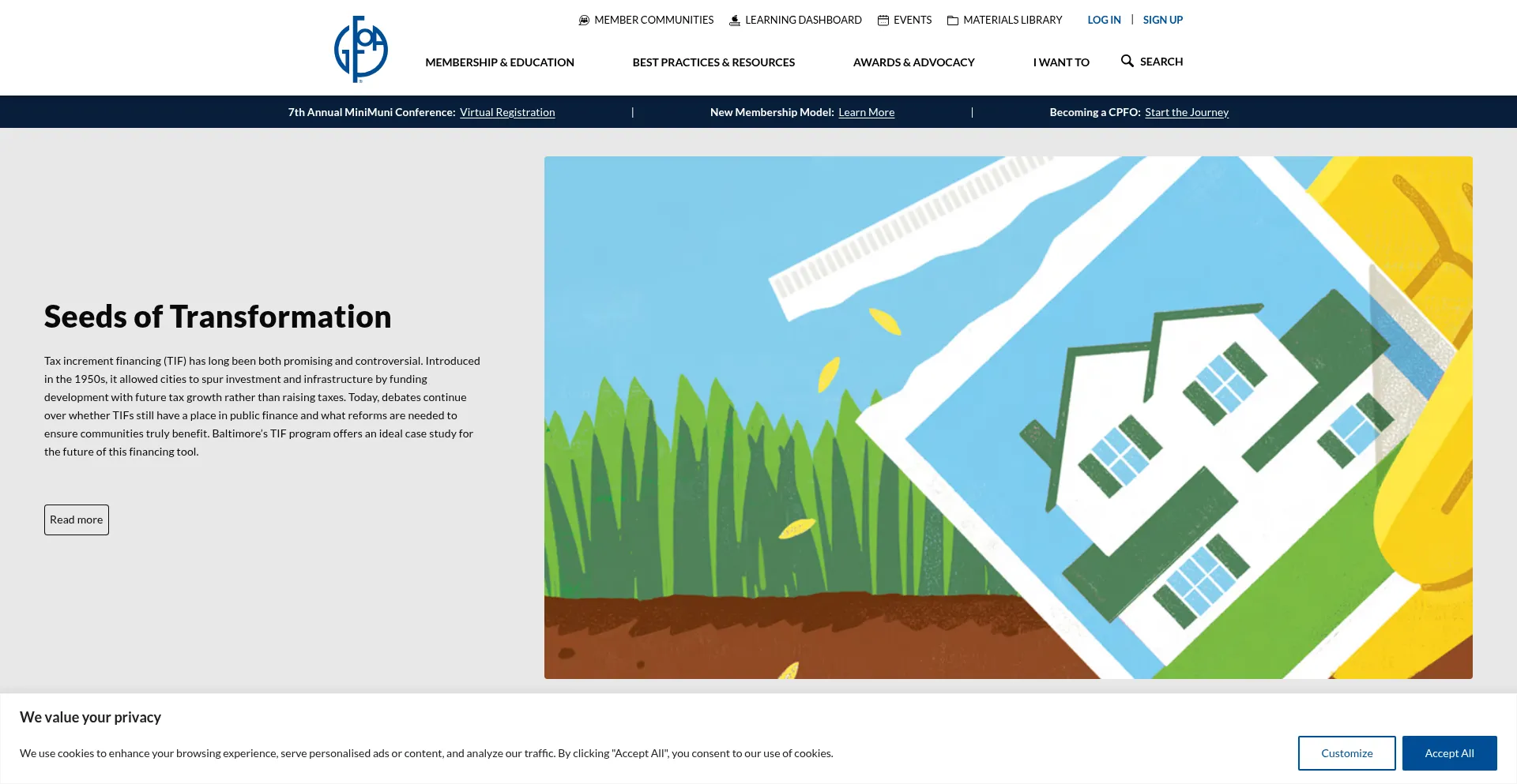 Gfoa.org Screenshot