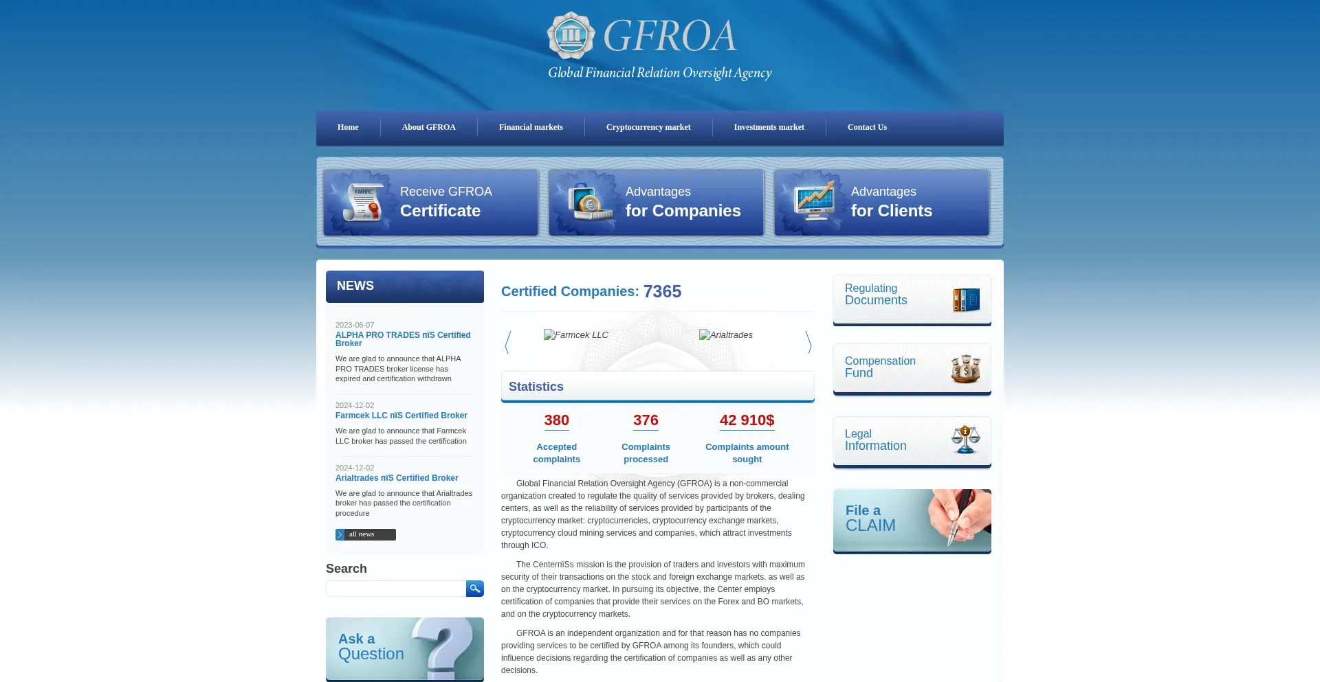 Gfroa.com