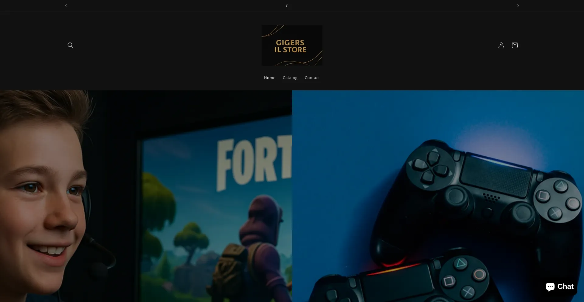Website screenshot of Ggigeril.shop