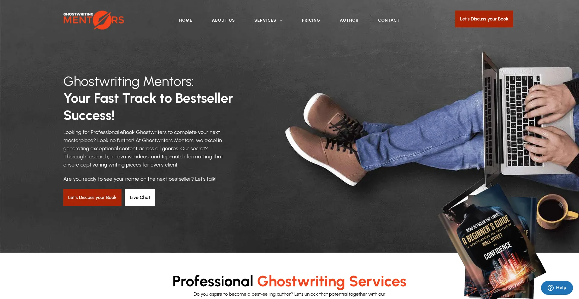 Ghostwritingmentors.com Screenshot