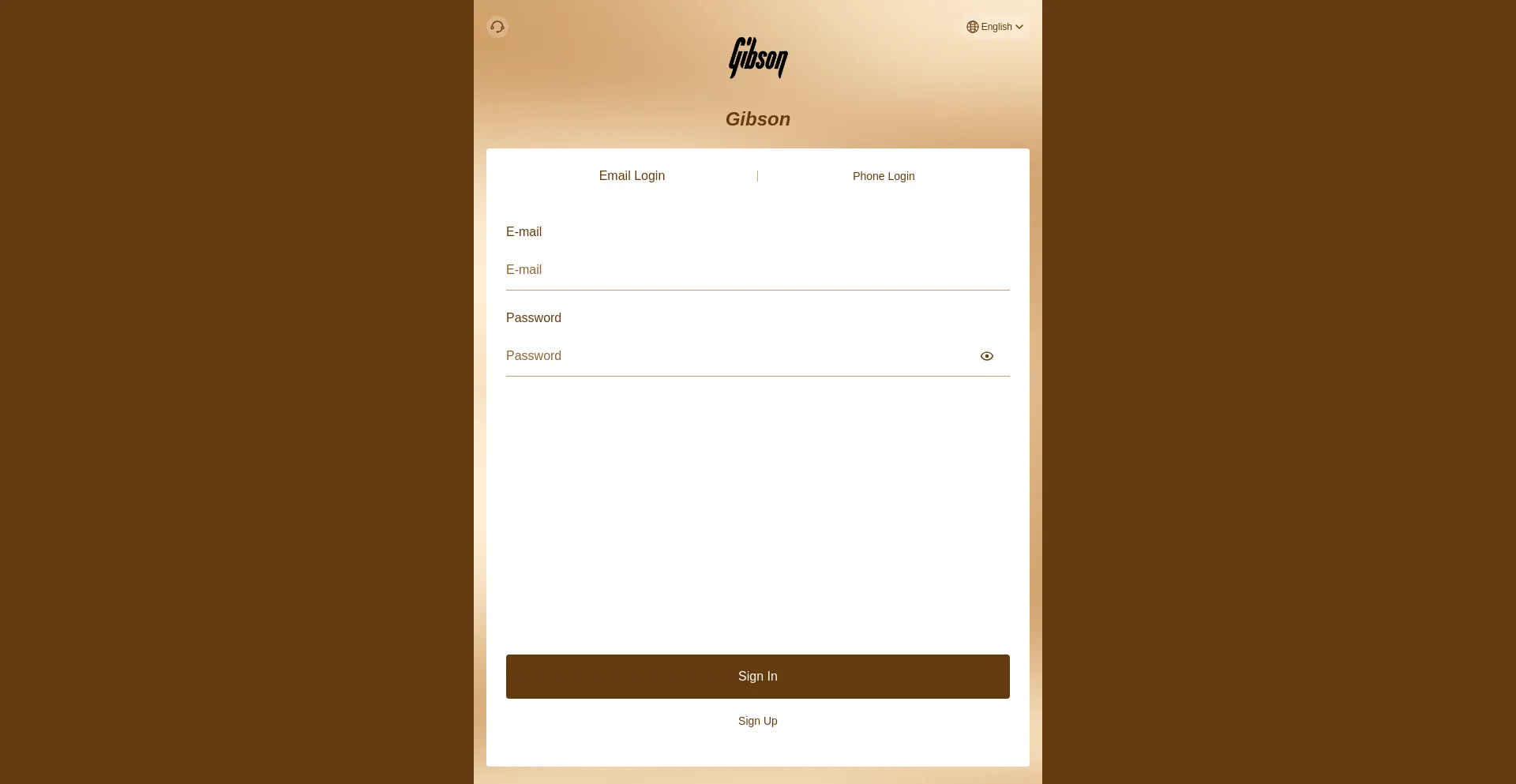 Website screenshot of Gibsontop.com