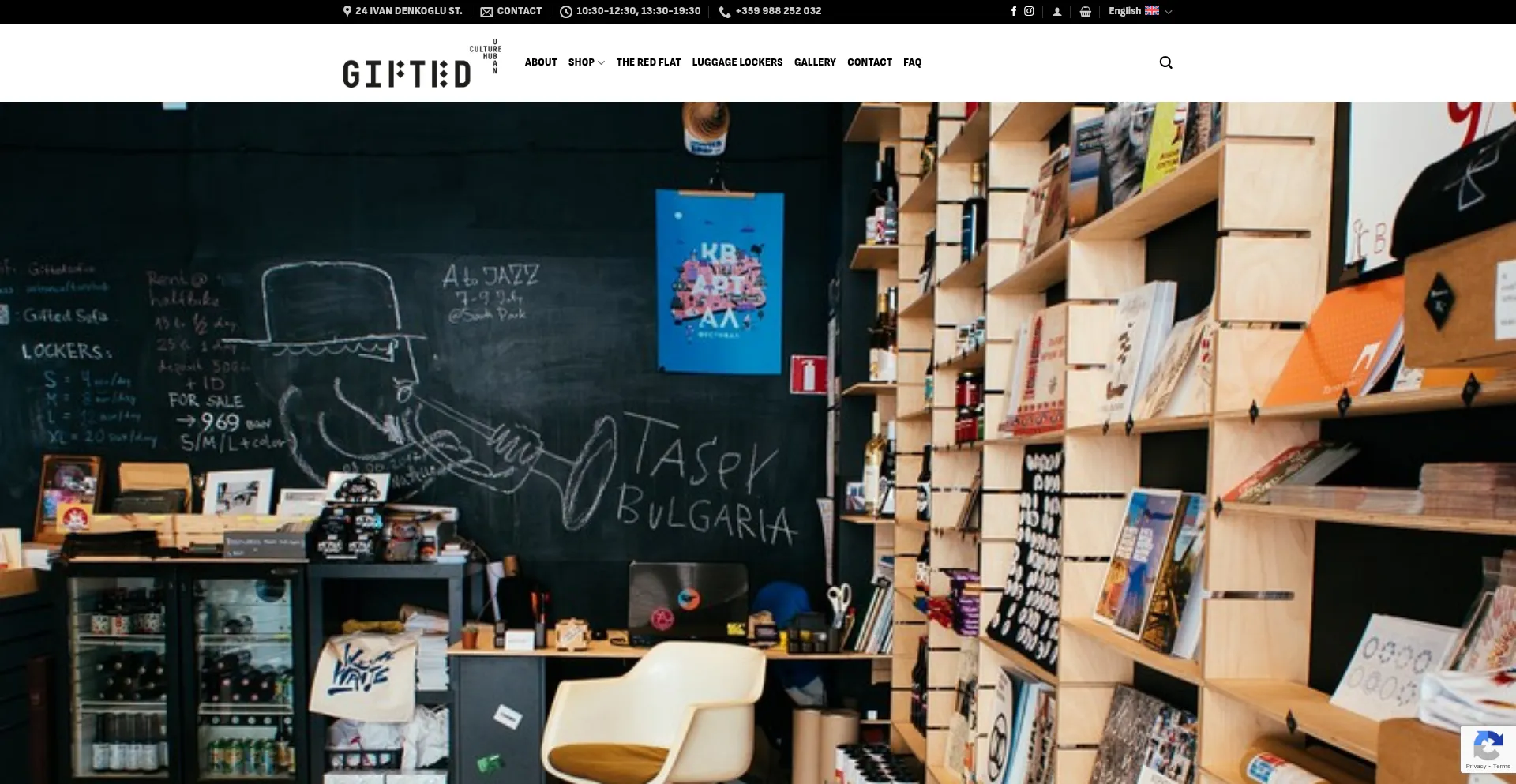 Website screenshot of Giftedsofia.com