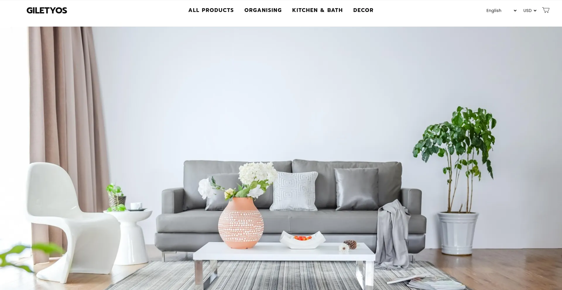 Website screenshot of Giletyos.com