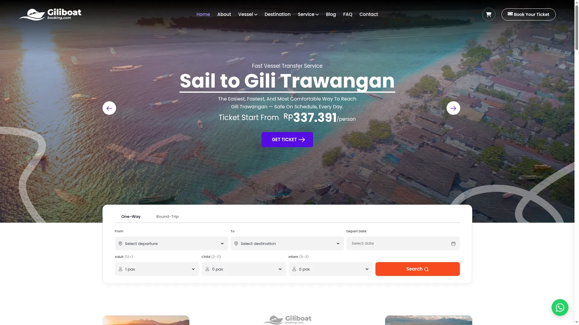 Giliboatbooking.com