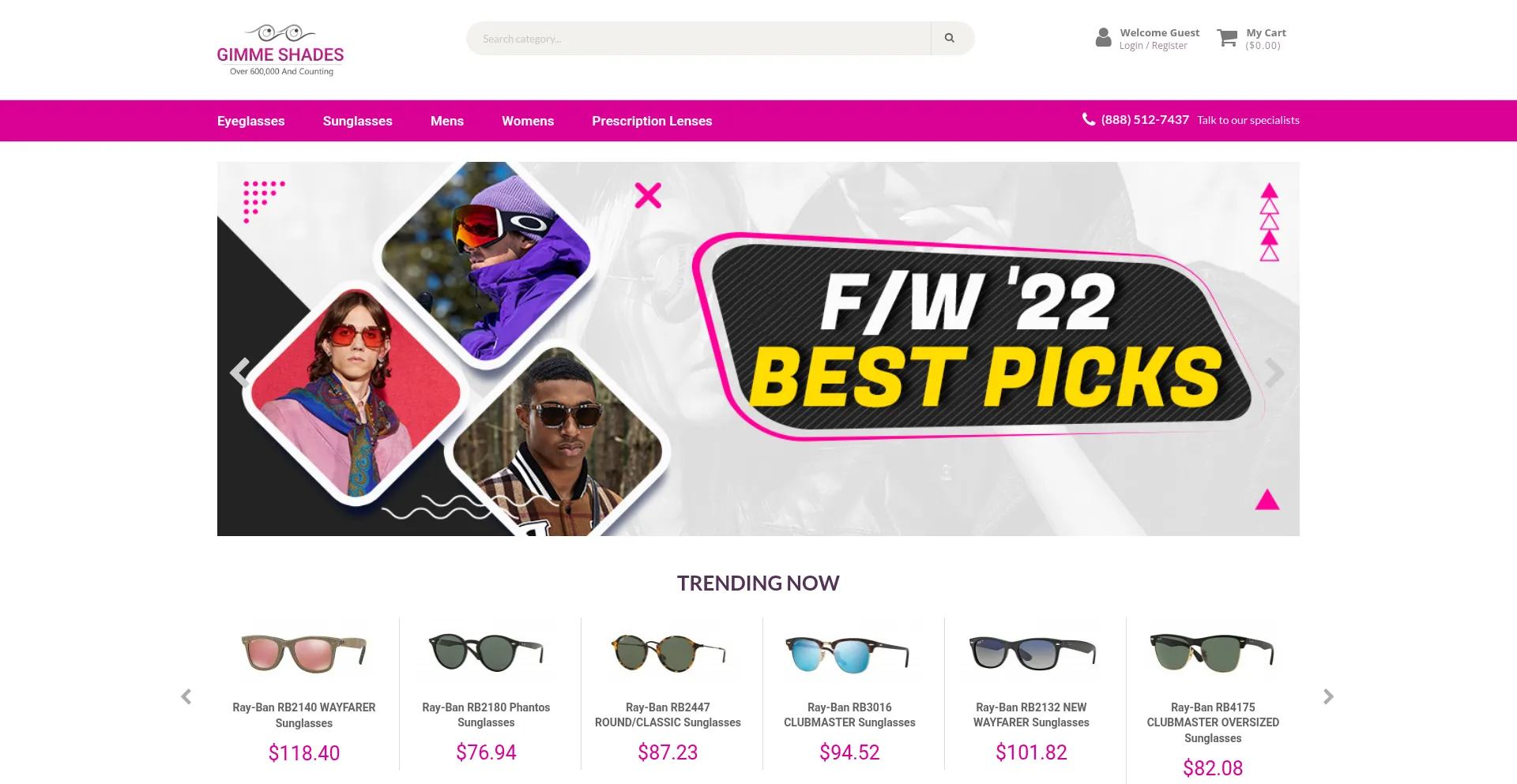 Gimmeshades.com Screenshot
