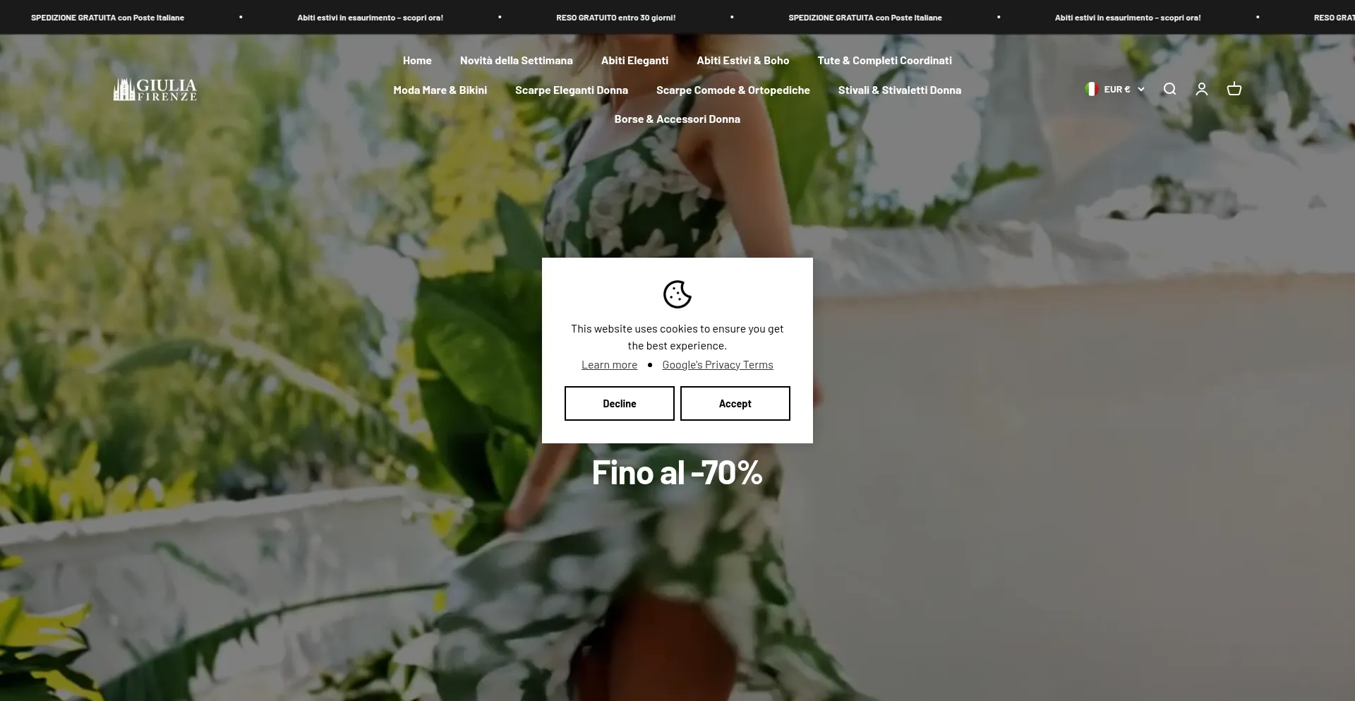 Giuliafirenze.com Screenshot