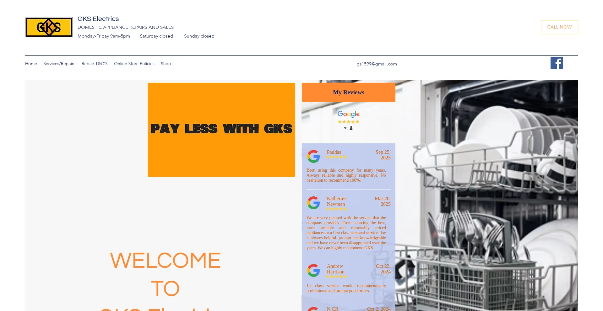 Gkselectrics.co.uk Screenshot