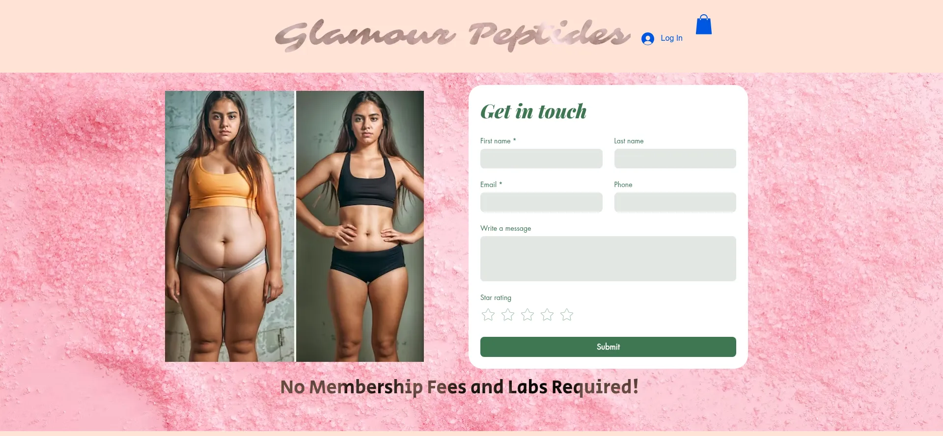 Glamourpeptides.com