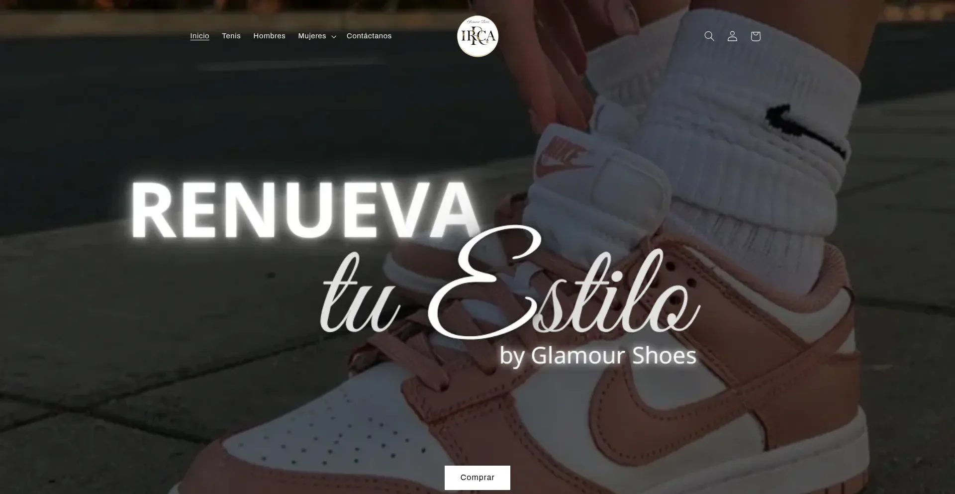 Glamourshoesstore.com Screenshot