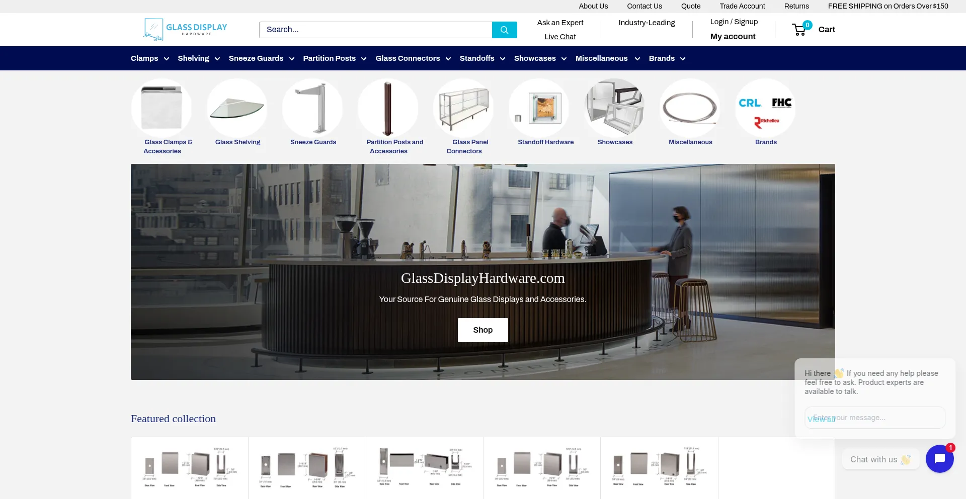 Glassdisplayhardware.com