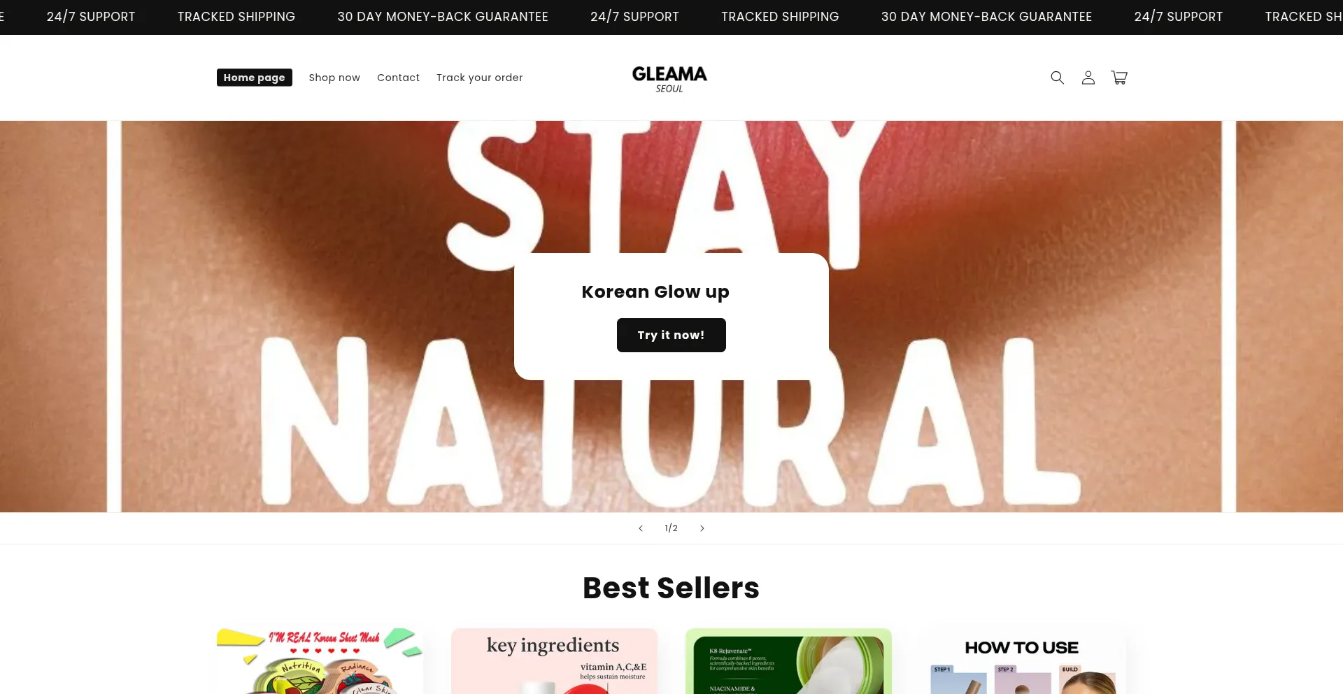 Gleamaseoul.com Screenshot