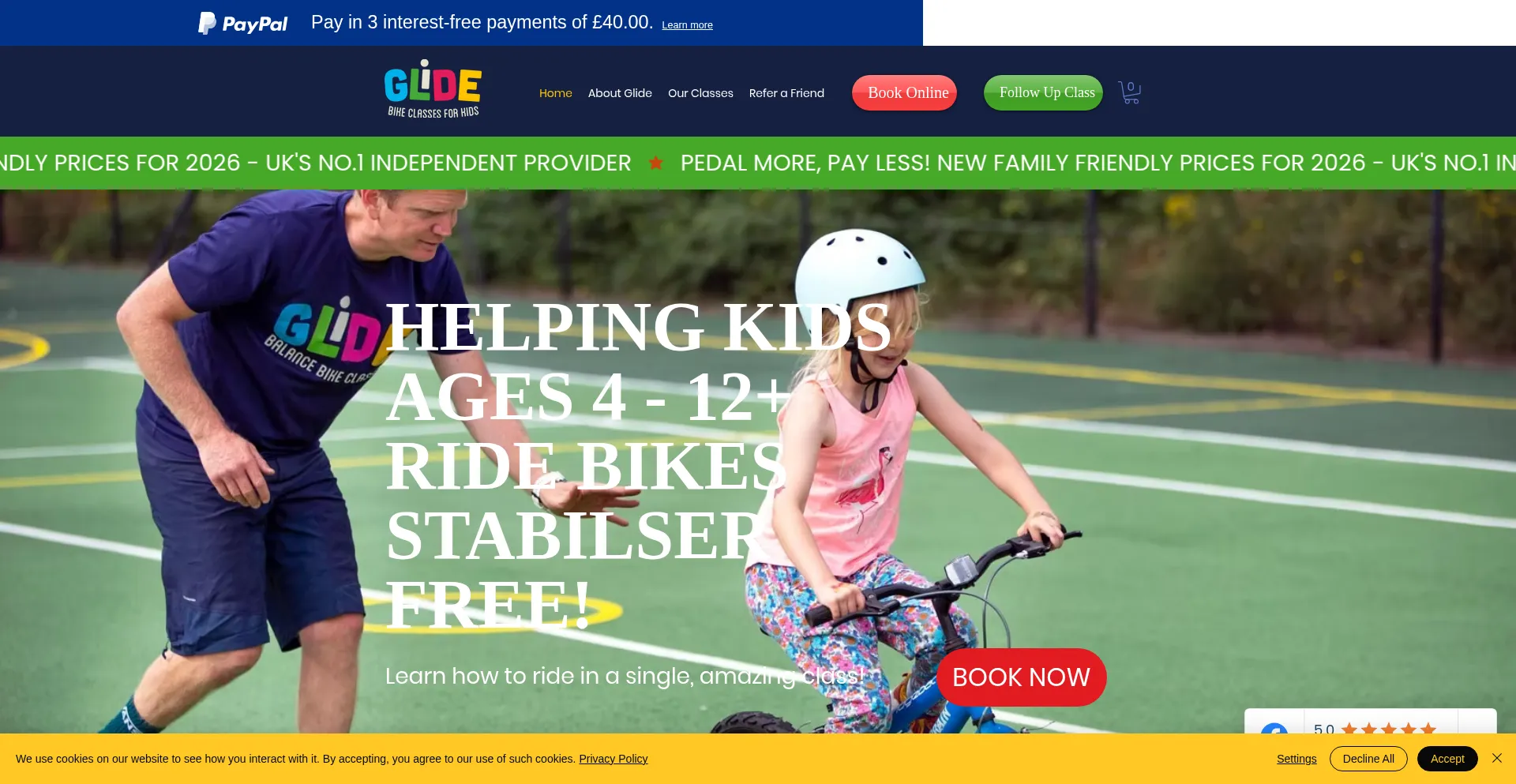 Glidelearntoride.com