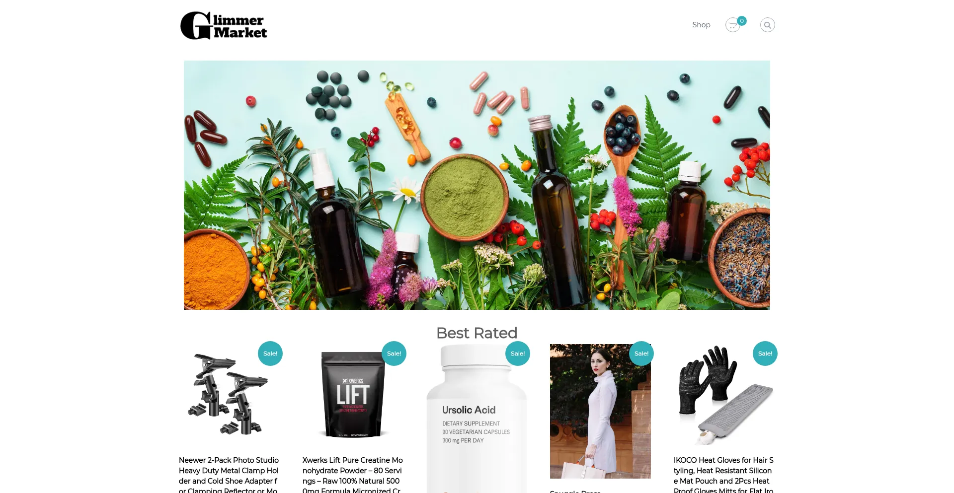 Glimmermarket.com Screenshot