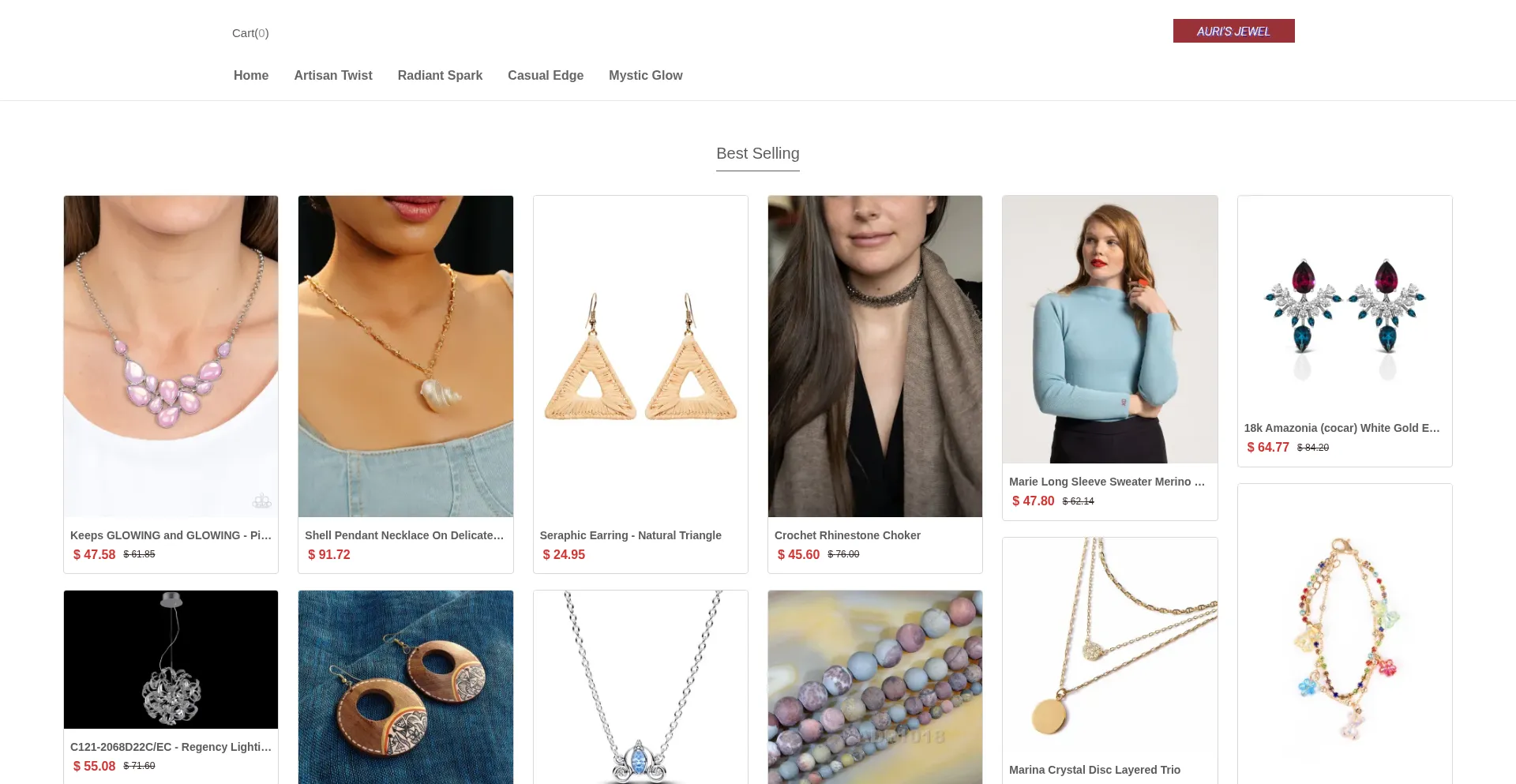 Website screenshot of Glintjfr.shop