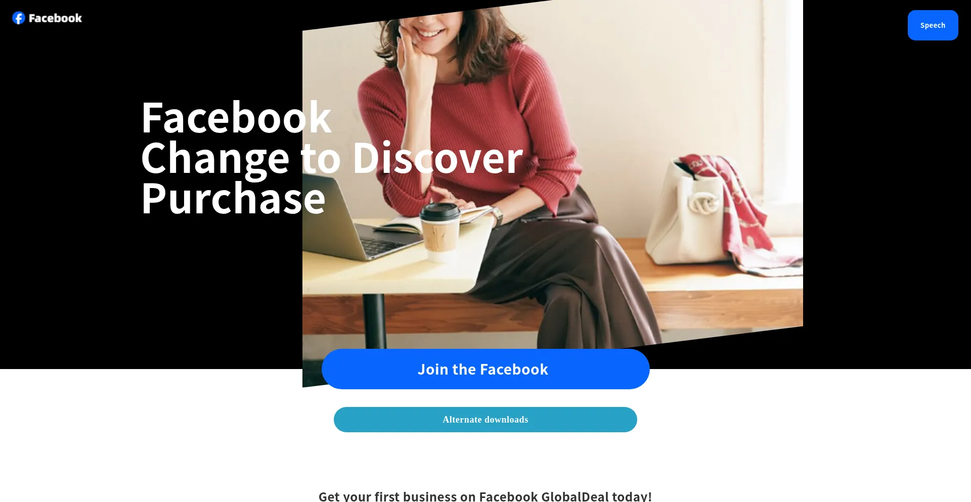Website screenshot of Globalfb.icu