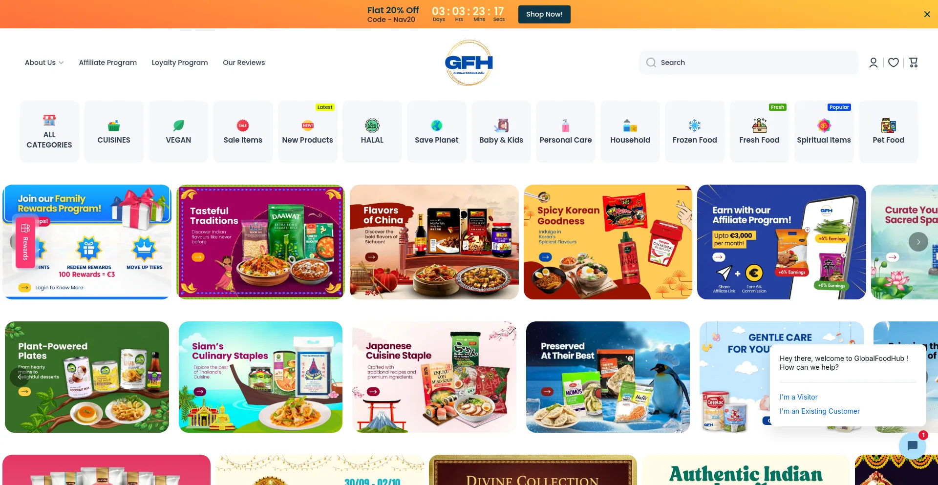 Globalfoodhub.com Screenshot