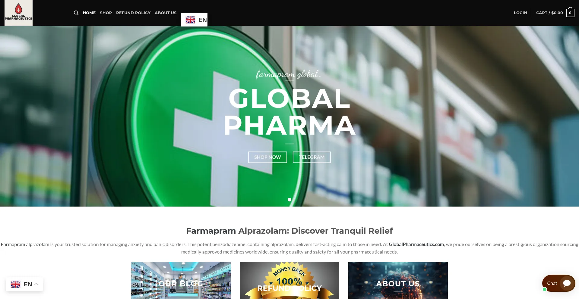 Globalpharmaceutics.com Screenshot