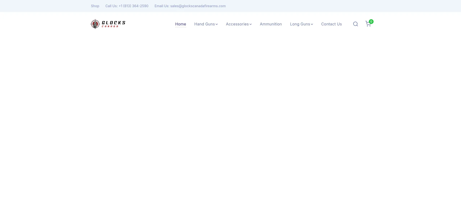 Glockscanadafirearms.com Screenshot