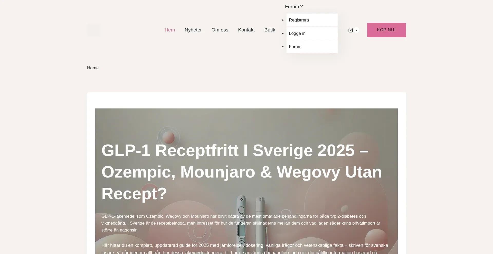 Is Glp1receptfritt.com Safe?