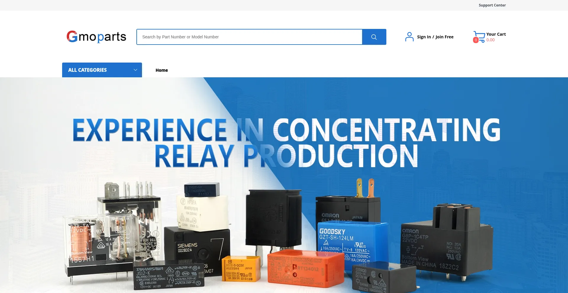 Gmoparts.com Screenshot