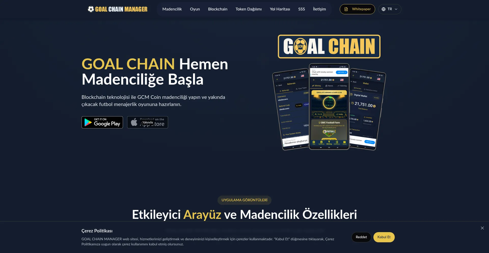 Website screenshot of Goalmanager.io