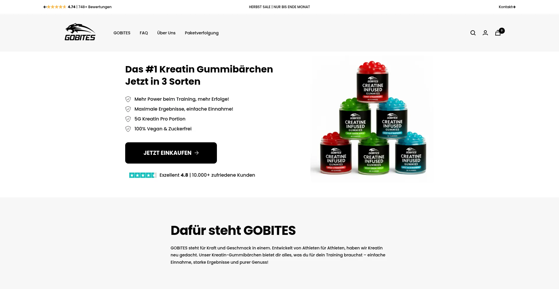 Gobites.ch Screenshot