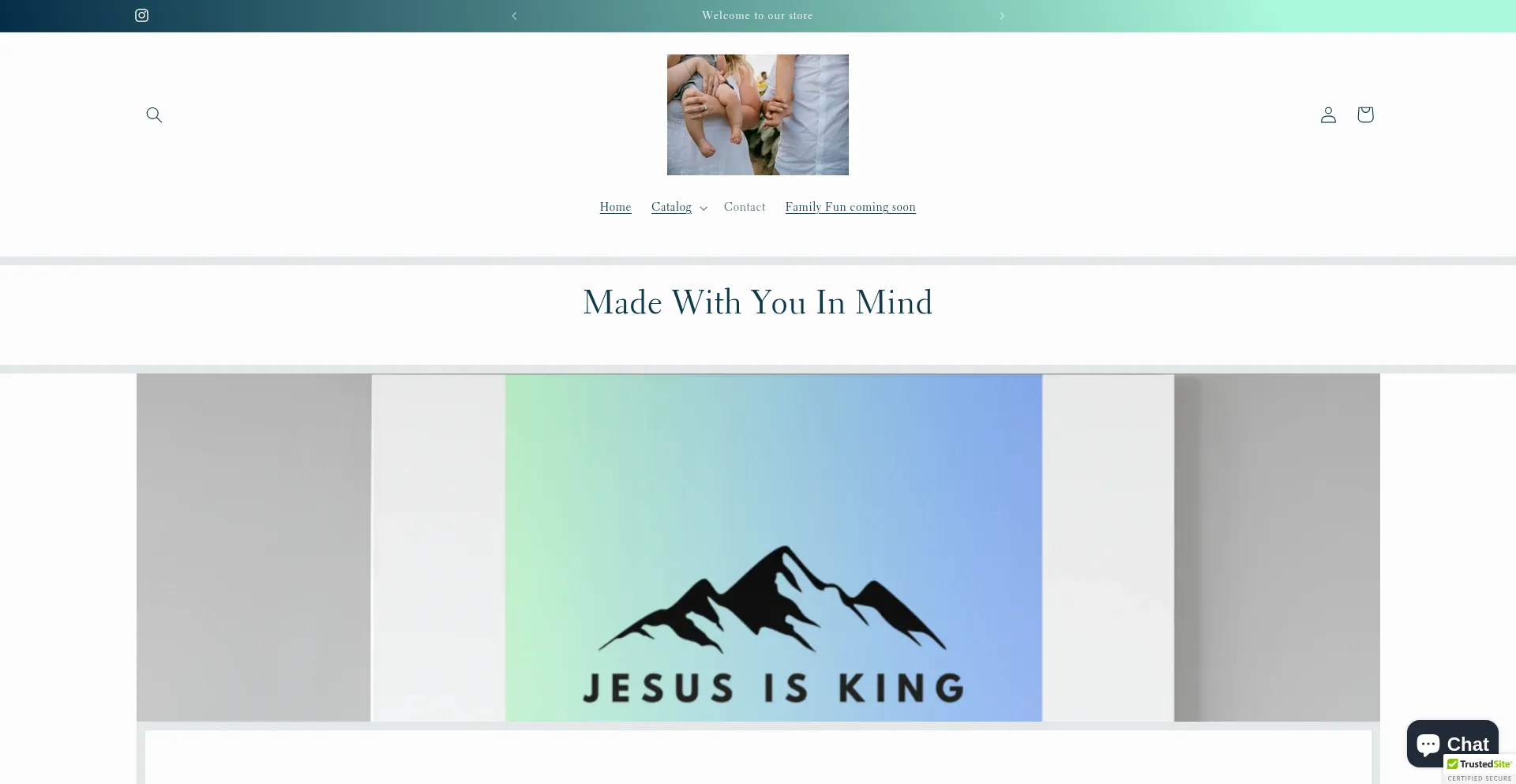 Website screenshot of Godislovejesusisking.com