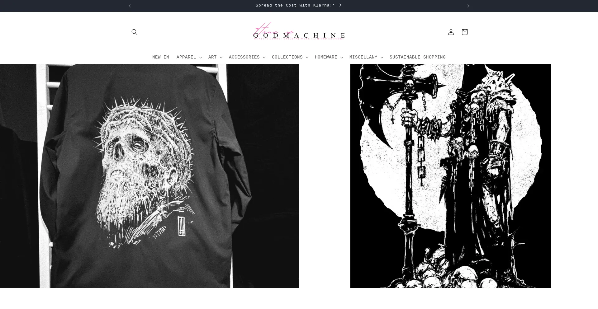 Godmachine.co.uk Screenshot