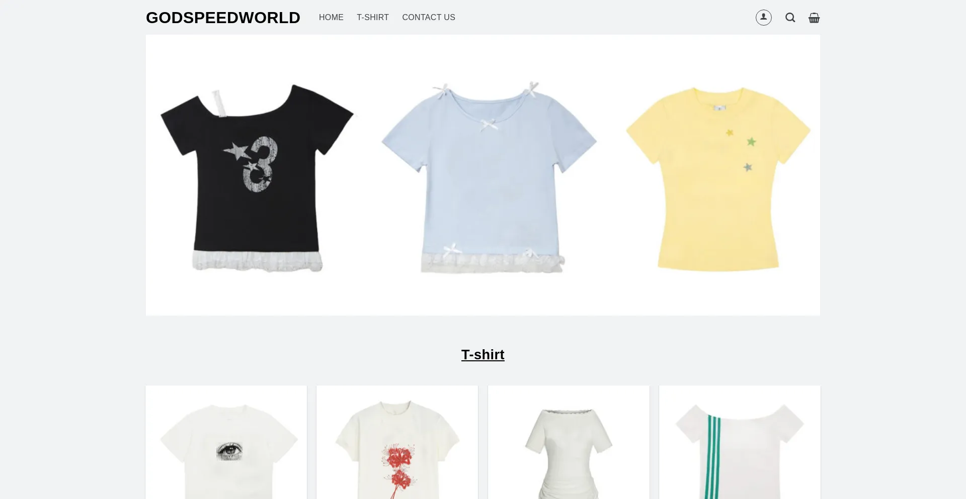 Website screenshot of Godspeedworld.shop